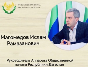 Ислам Магомедов руководитель Аппарата ОП РД