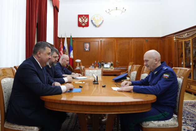 Фёдор Щукин встретился с заместителем Генерального прокурора России Сергеем Бажутовым