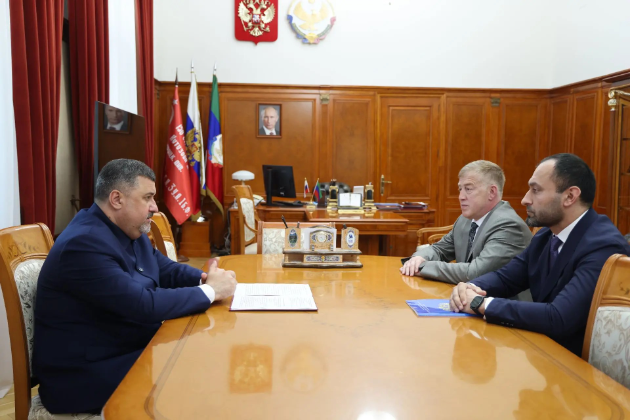 Фёдор Щукин встретился с руководителем Кавказского управления Ростехнадзора Аланом Цалиевым