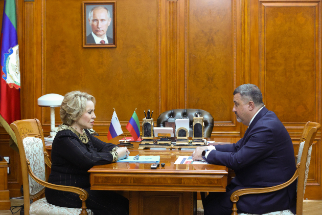 Валентина Матвиенко провела встречу с Фёдором Щукиным