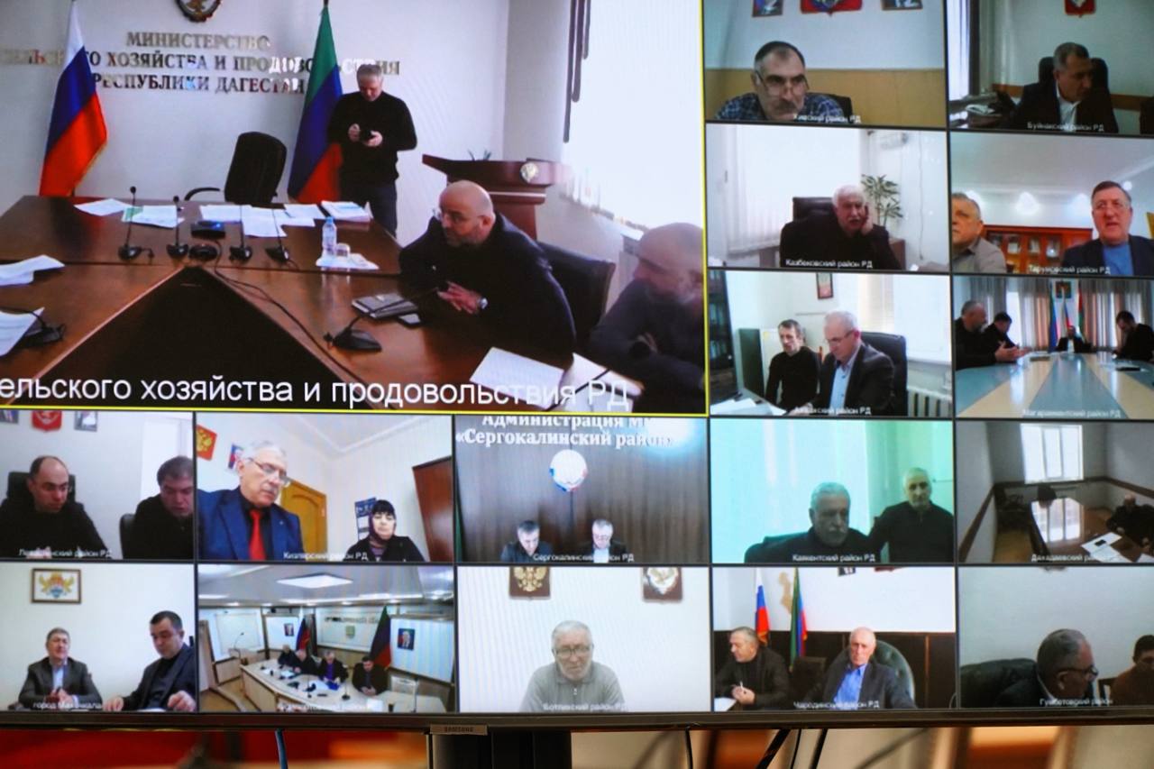 Вопросы цифровизации и подготовку к весеннему севу обсудили на заседании оперштаба по развитию АПК в Дагестане
