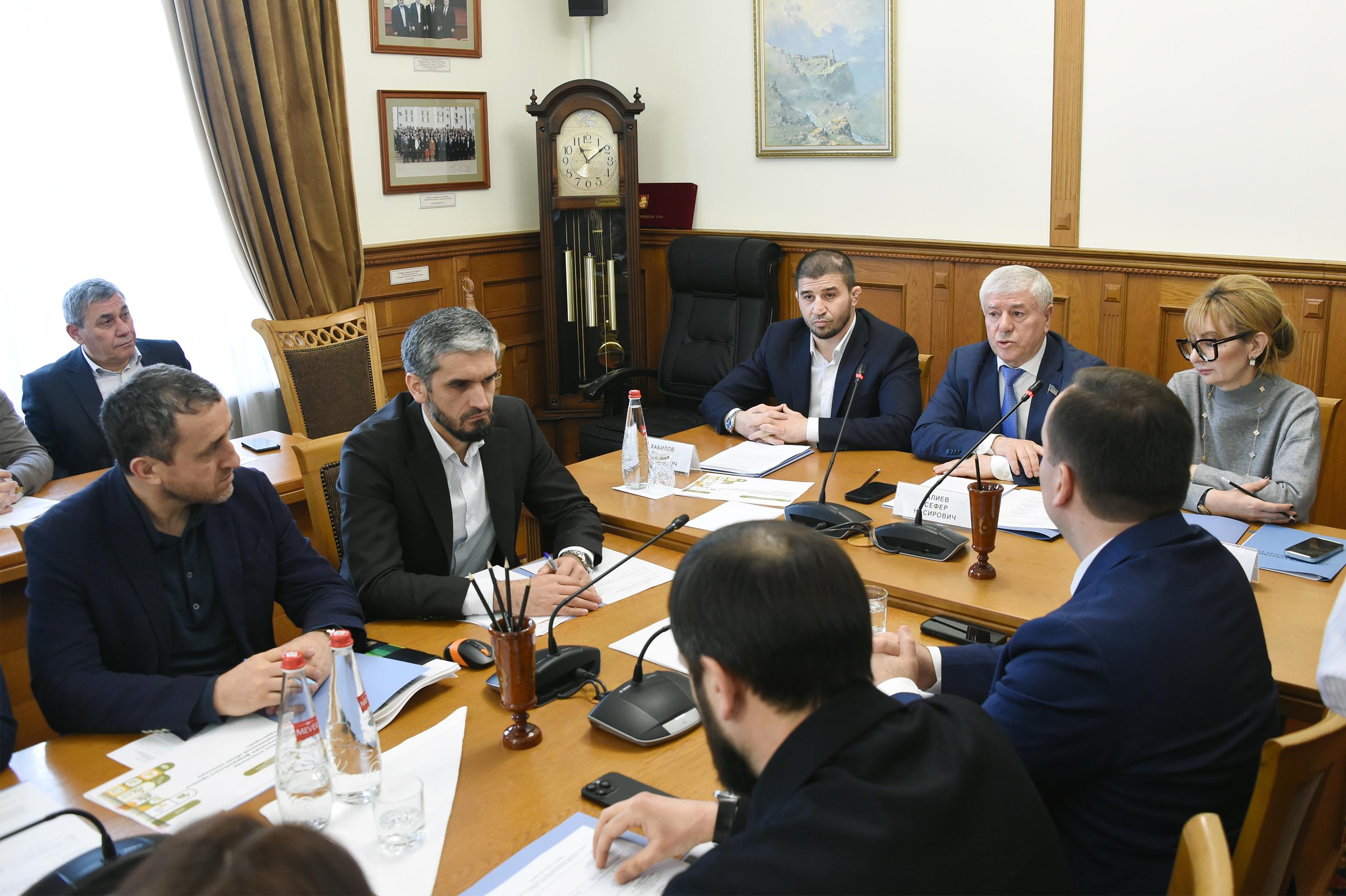 Развитие опорных населенных пунктов Дагестана обсудили в парламенте республики